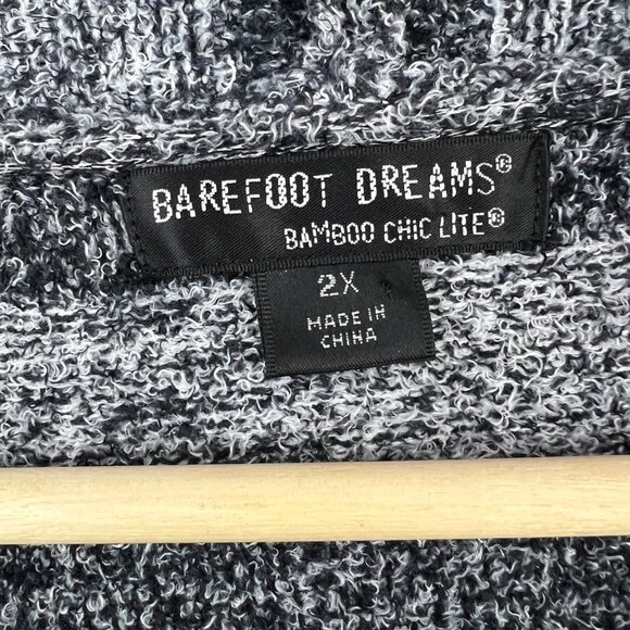 Barefoot Dreams Bamboo Chic Lite Calypso Striped Cardigan Size‎ 2X Boho C… - Picture 3 of 7